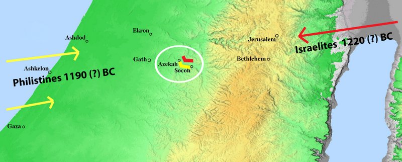 Philistiine-Israelite conflict