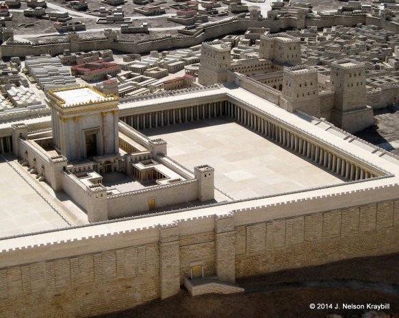 Israel, Jerusalem, Israel Museum, model of Jerusalem-6
